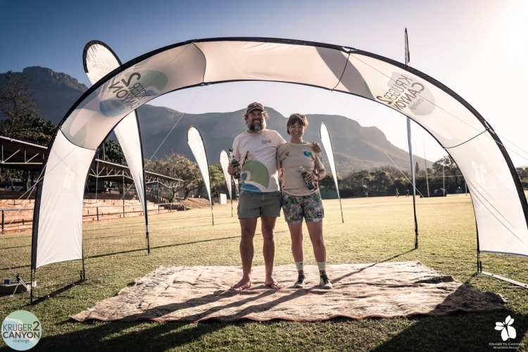 Lauren & Andrew, organisers of the Kruger2Canyon Challenge